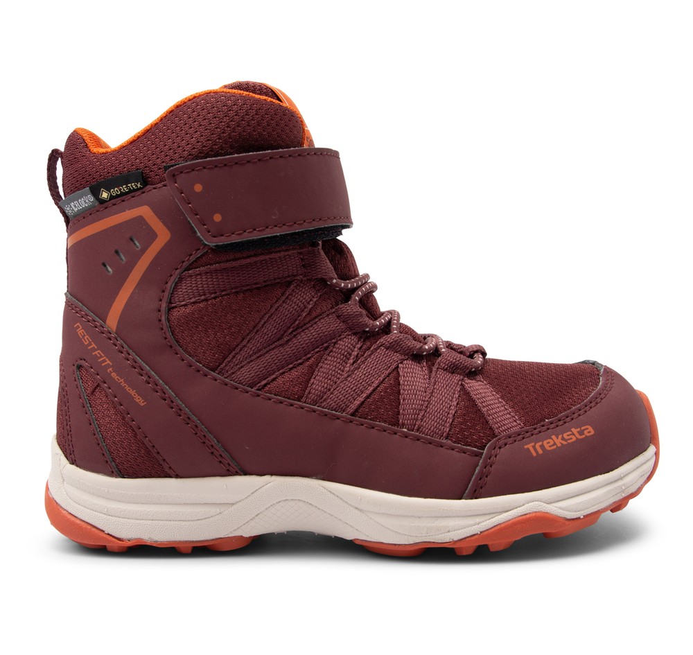 Sport Mid Velcro Geilo Gtx, Burgundy, 29,  Snowboots