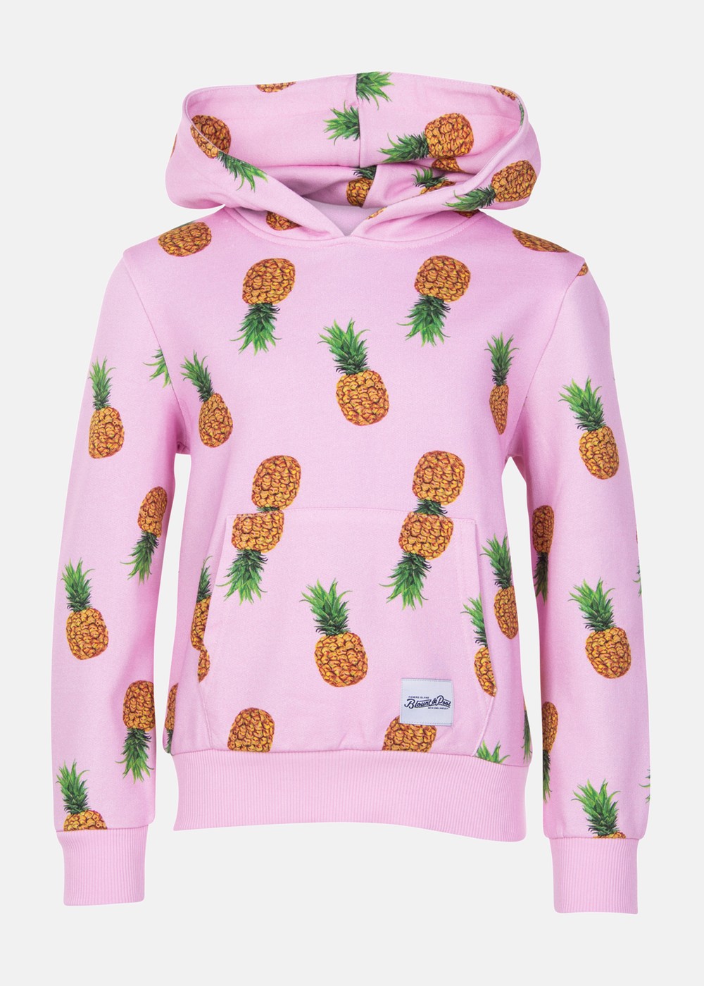 Tropical Hood Jr, Pink Pineapple, 90,  Hoodies