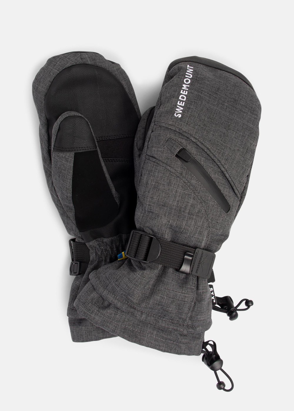 Cervinia Ski Mitten W, Charcoal Melange, M,  Skidhandskar Cervinia Ski Mitten W, Charcoal Melange, M,  Skidhandskar