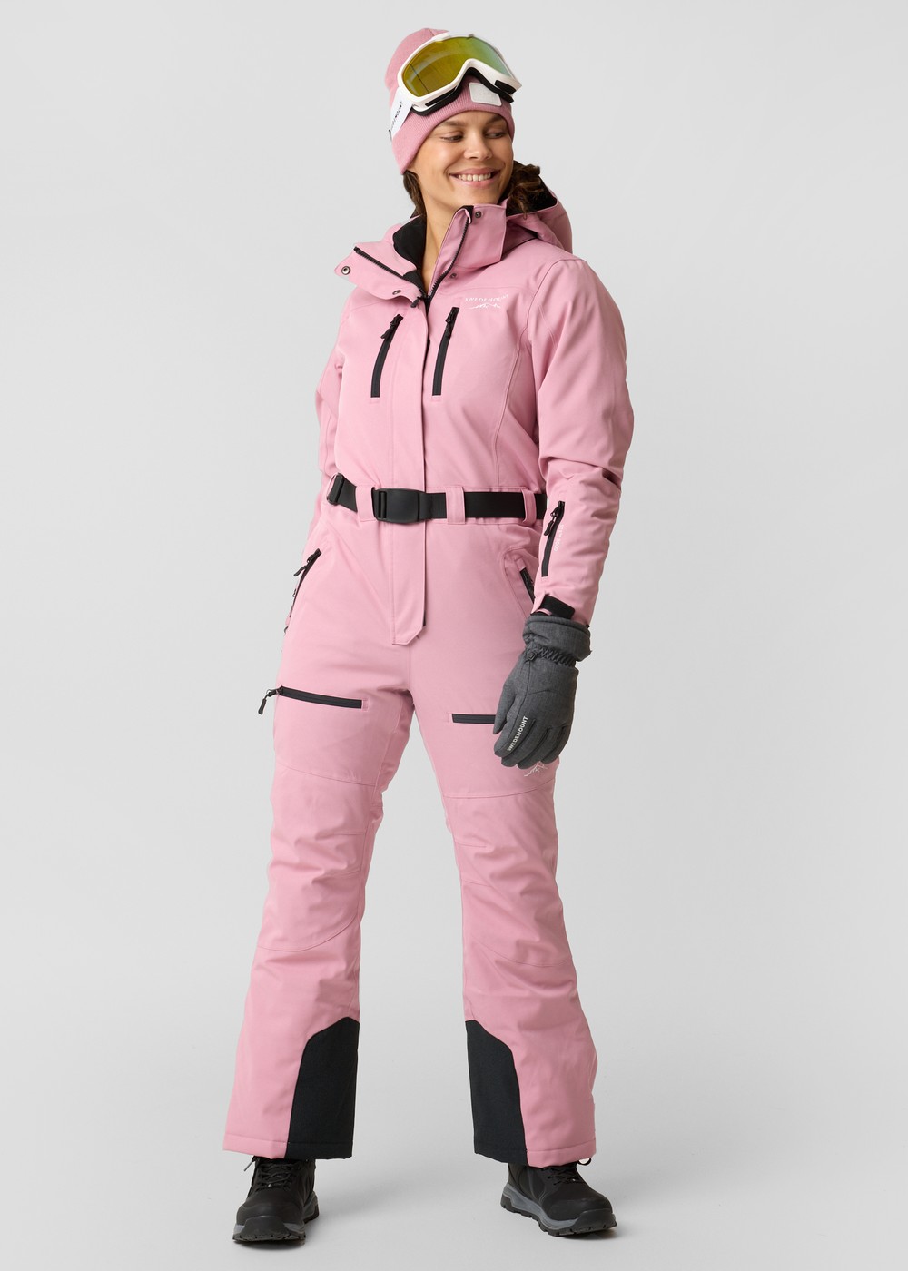 Cervinia Skisuit W, Dark Rose/Black, 34,  Skidoverall Cervinia Skisuit W, Dark Rose/Black, 34,  Skidoverall