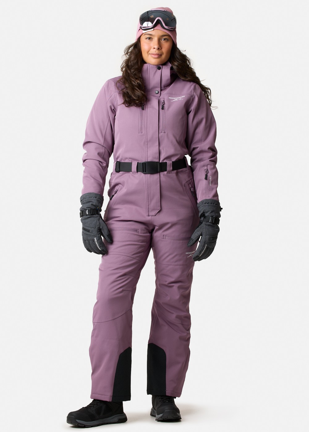 Cervinia Skisuit W, Dk. Mauve, 34,  Skidoverall Cervinia Skisuit W, Dk. Mauve, 34,  Skidoverall