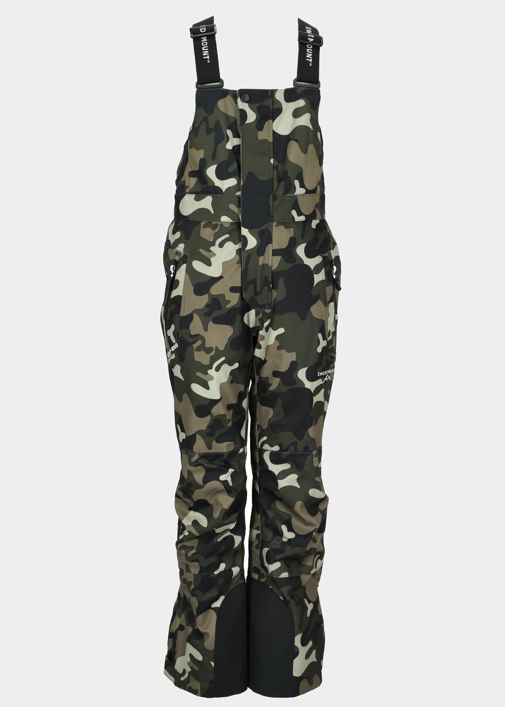 Bib Pants Jr, Green Camouflage, 128,  Skidbyxor Bib Pants Jr, Green Camouflage, 128,  Skidbyxor
