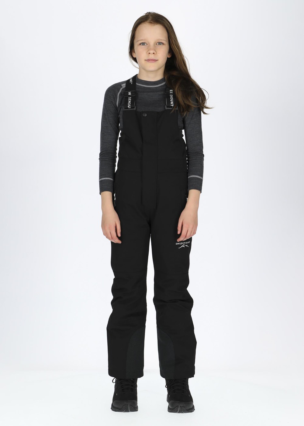 Bib Pants Jr, Black, 176,  Skidbyxor