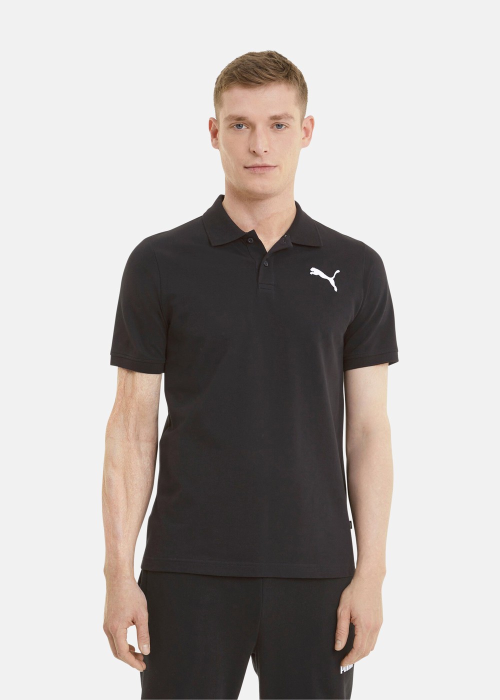 Ess Pique Polo, Puma Black-Cat, S,  Piketröjor