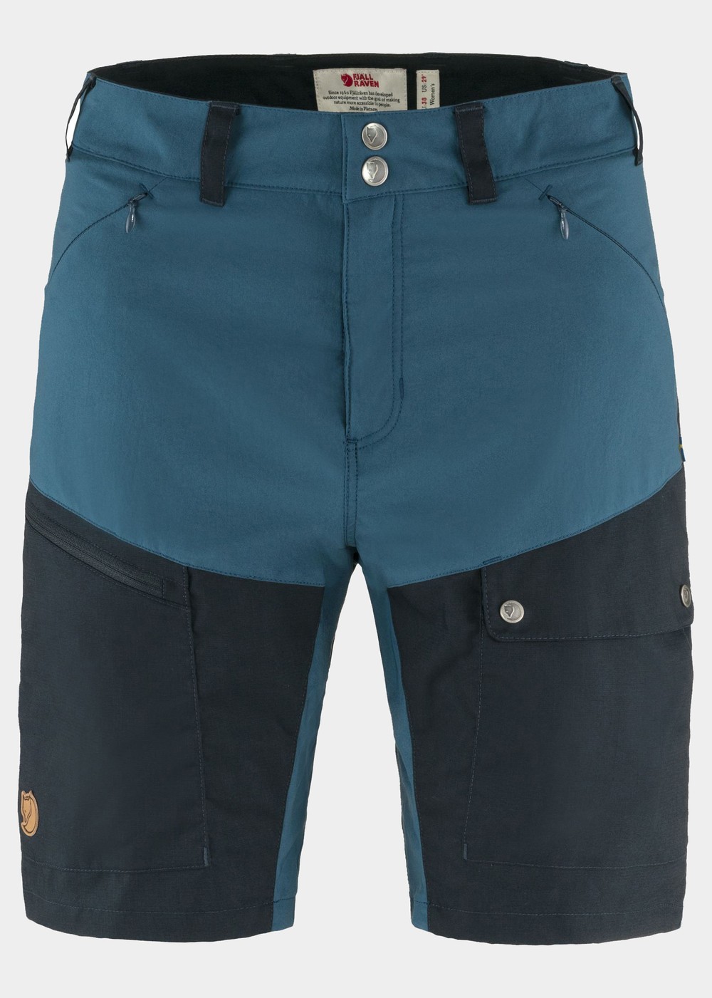 Abisko Midsummer Shorts W, Indigo Blue-Dark Navy, 42,  Shorts Abisko Midsummer Shorts W, Indigo Blue-Dark Navy, 42,  Shorts