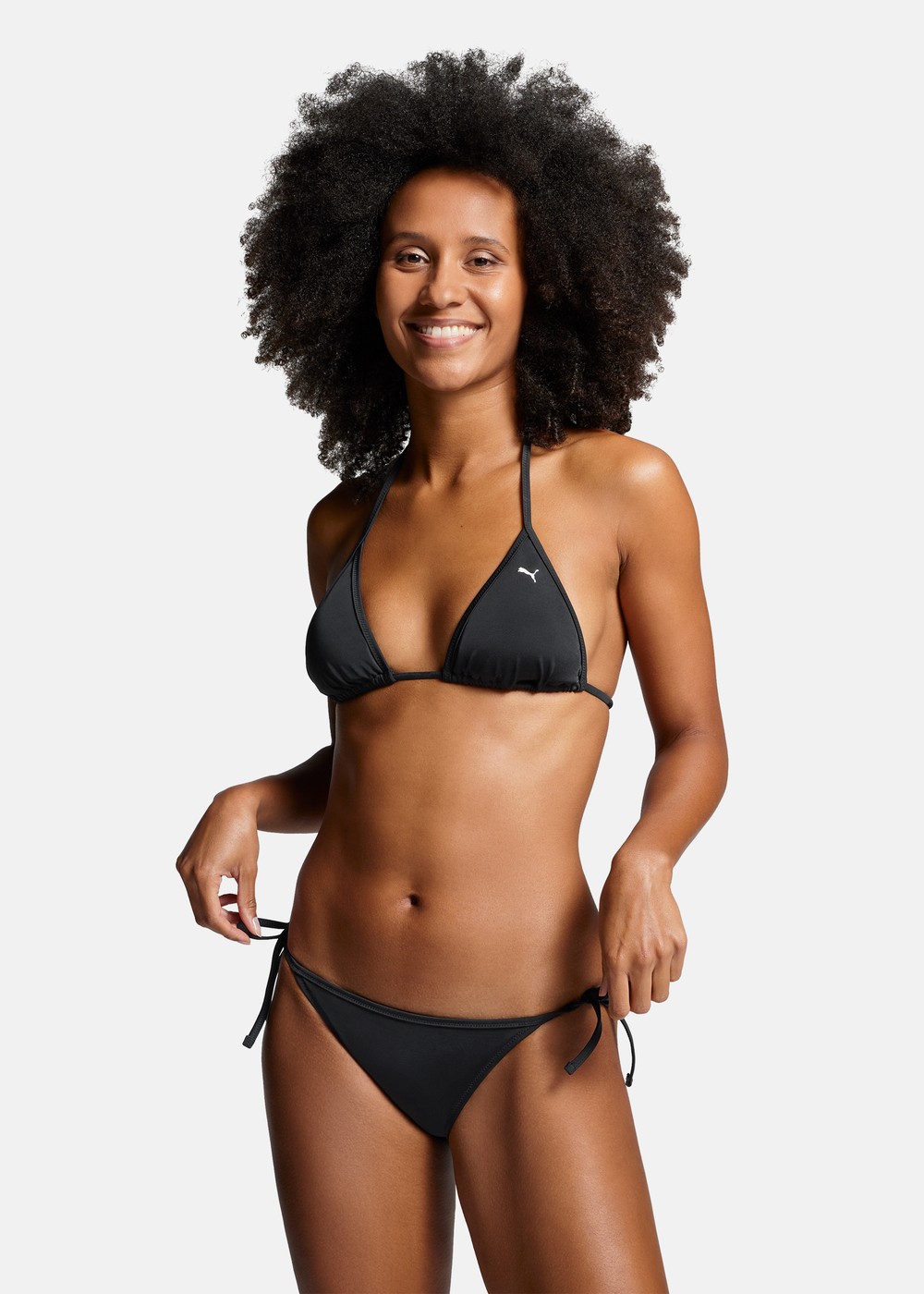 Puma Swim Women Side Tie Brief, Black, Xs,  Badkläder