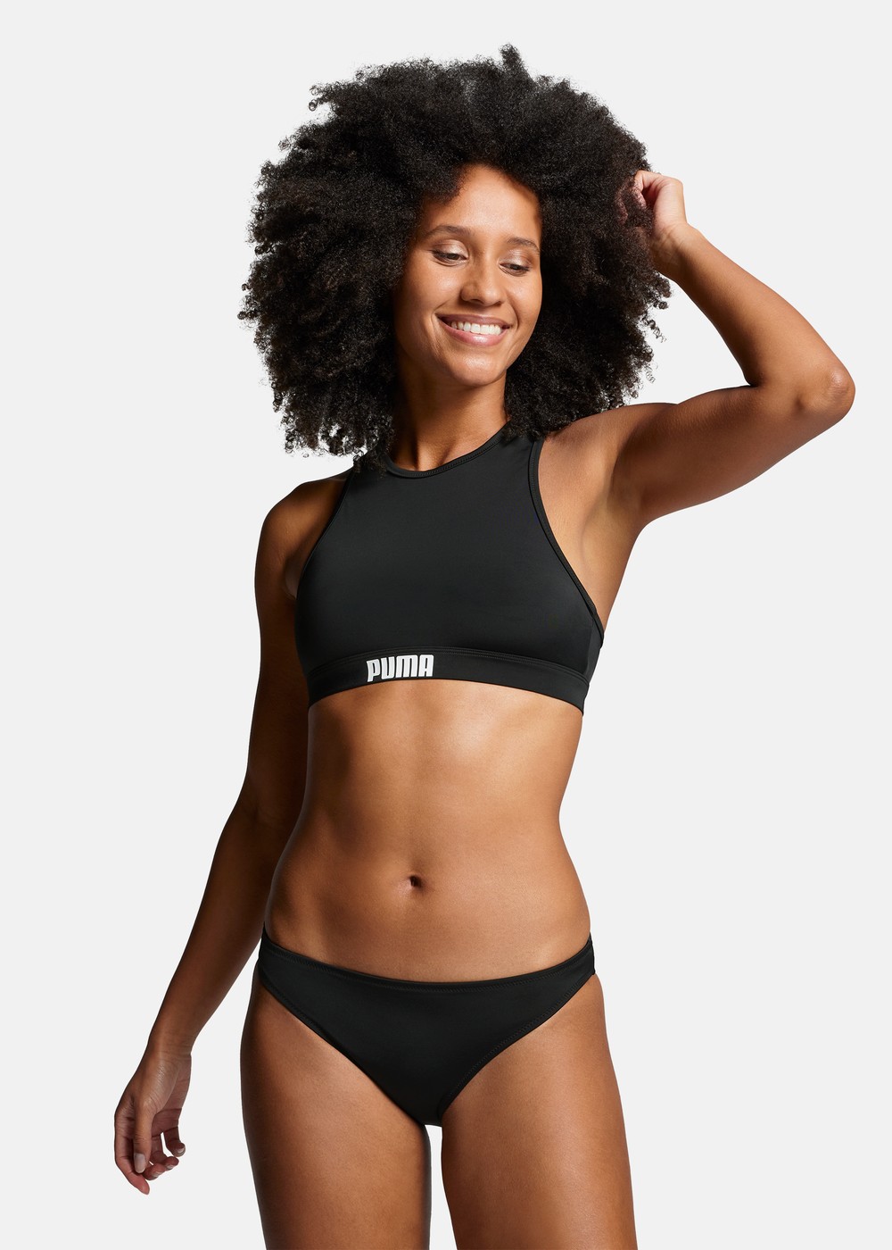 Puma Swim Women Racerback Top, Black, Xs,  Bikinis |  | Padelspecialisterna