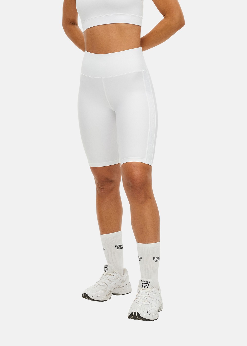 Kay Bike Tights, White, Xs,  Korta Tights