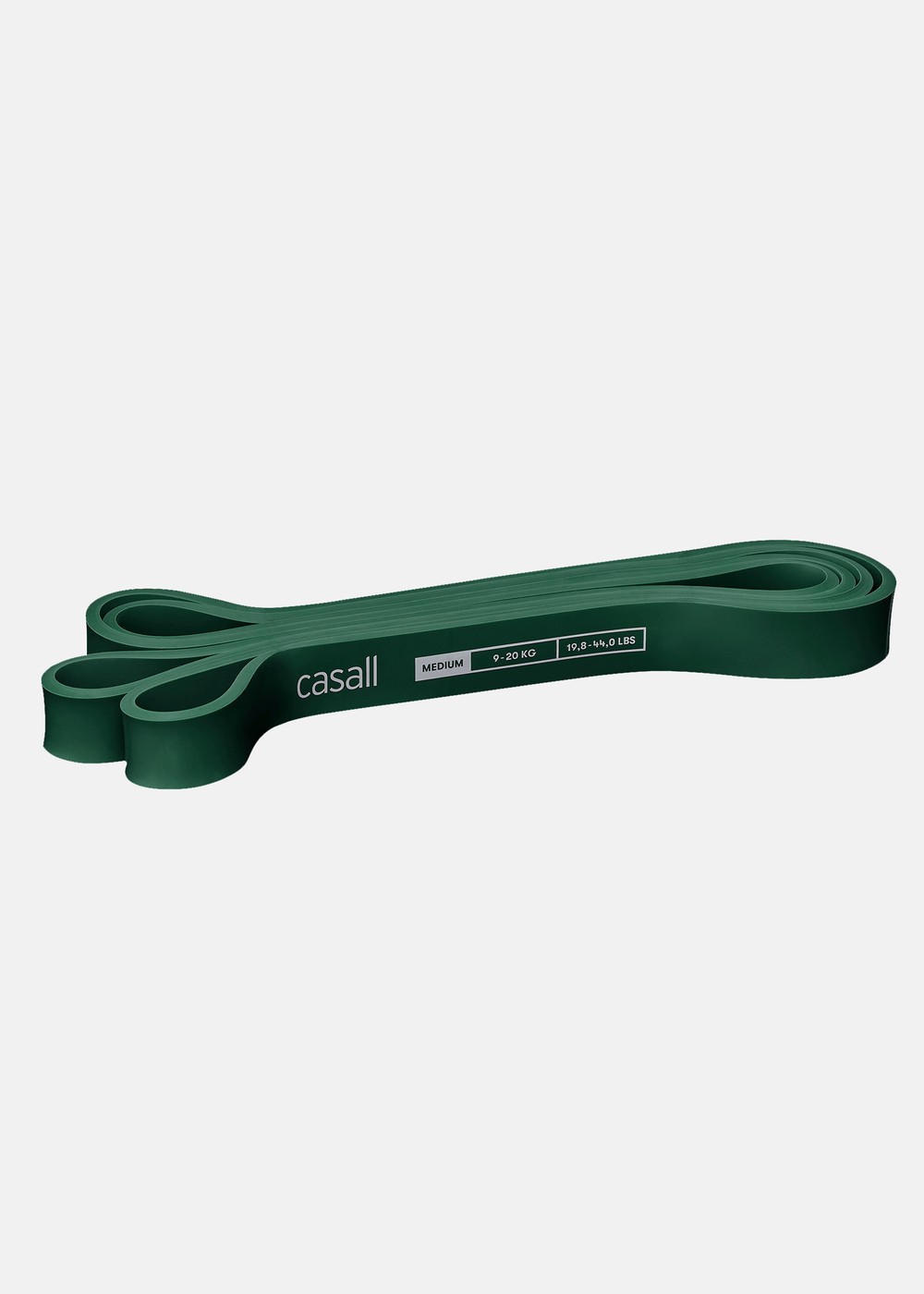 Long Rubber Band Medium, Mid Green, Onesize,  Träningstillbehör