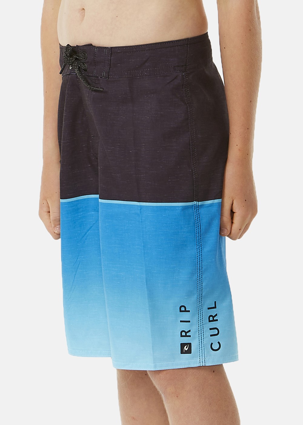 Dawn Patrol Boardshort -Boy, Black/Blue, 12,  Badkläder