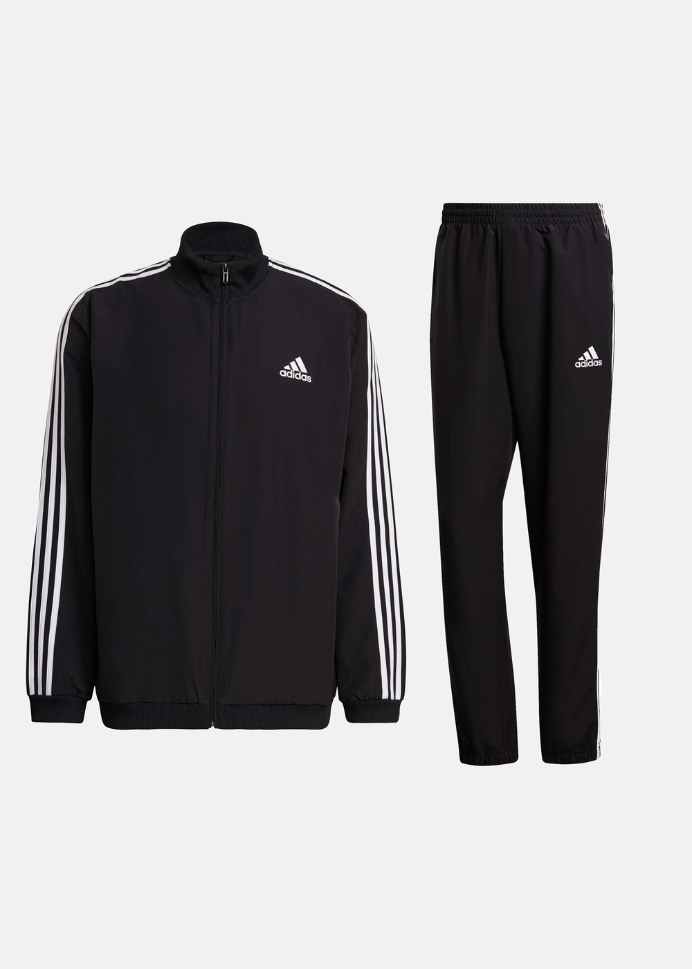 M 3s Woven Track Suit, Black/White, 8,  Löparkläder