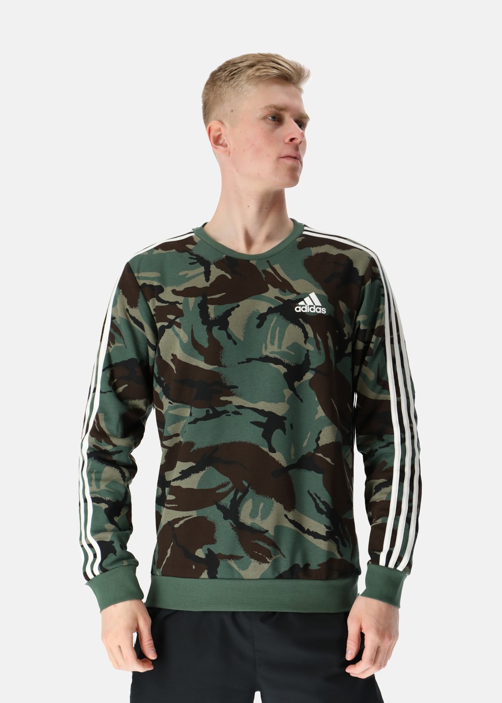 M Camo Swt, Leggrn, S,  Sweatshirts