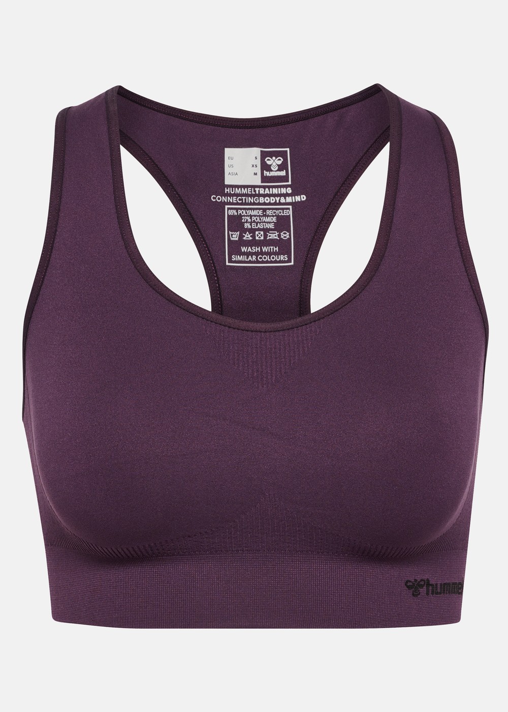 Hmltif Seamless Sports Top, Plum Perfect, S,  Sport-Bh
