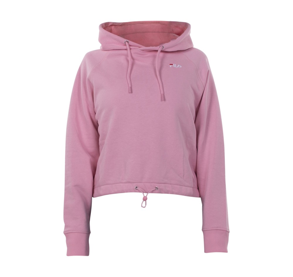 Elaxi Cropped Hoody, Coral Blush, Xl,  Hoodies