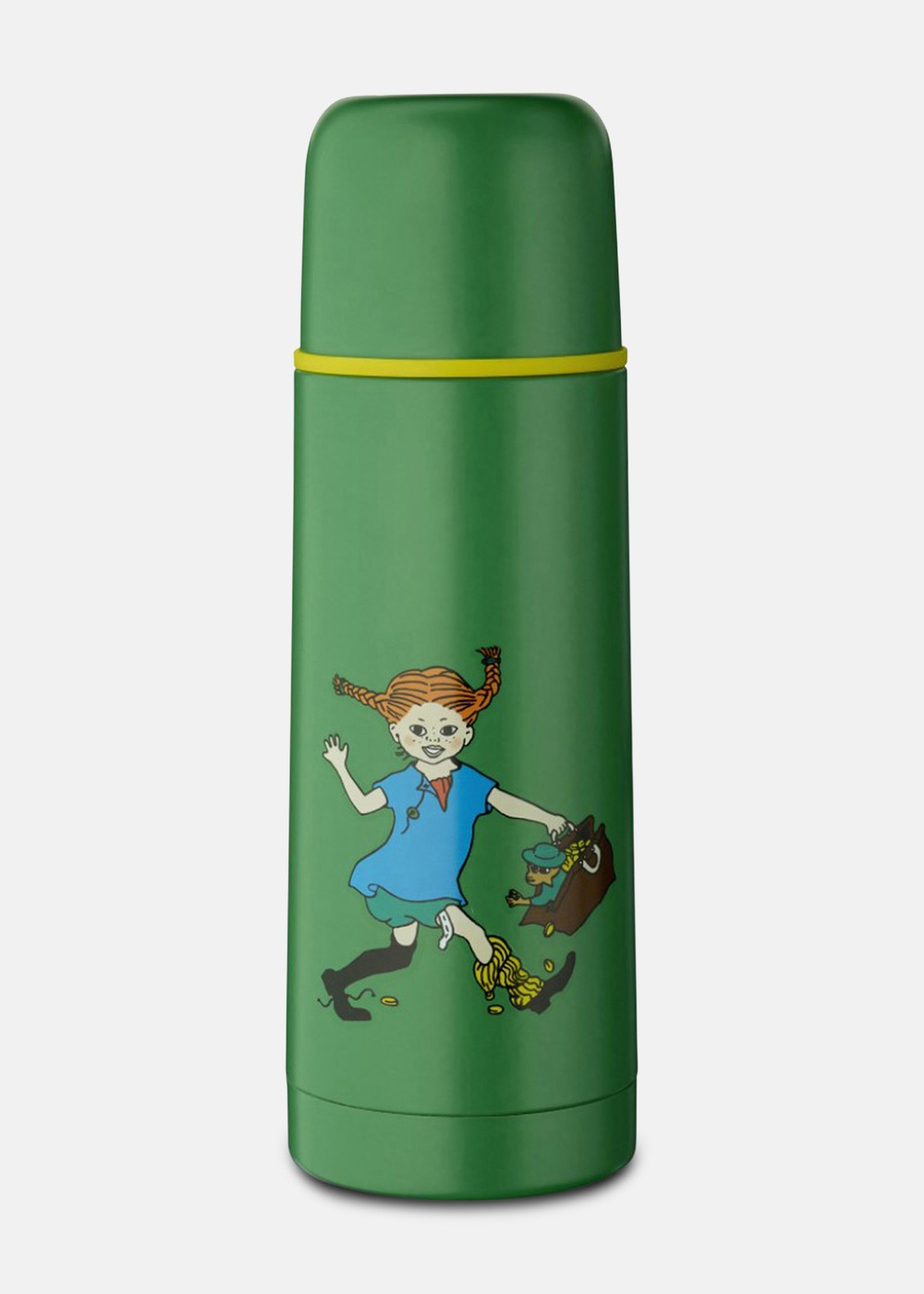 Vacuum Bottle Pippi, Green, 0.35,  Termos Och Flaskor