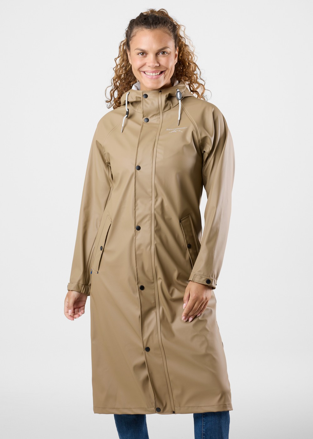 Väderöarna Long Coat W, Dk Beige, 44,  Vårjackor Väderöarna Long Coat W, Dk Beige, 44,  Vårjackor