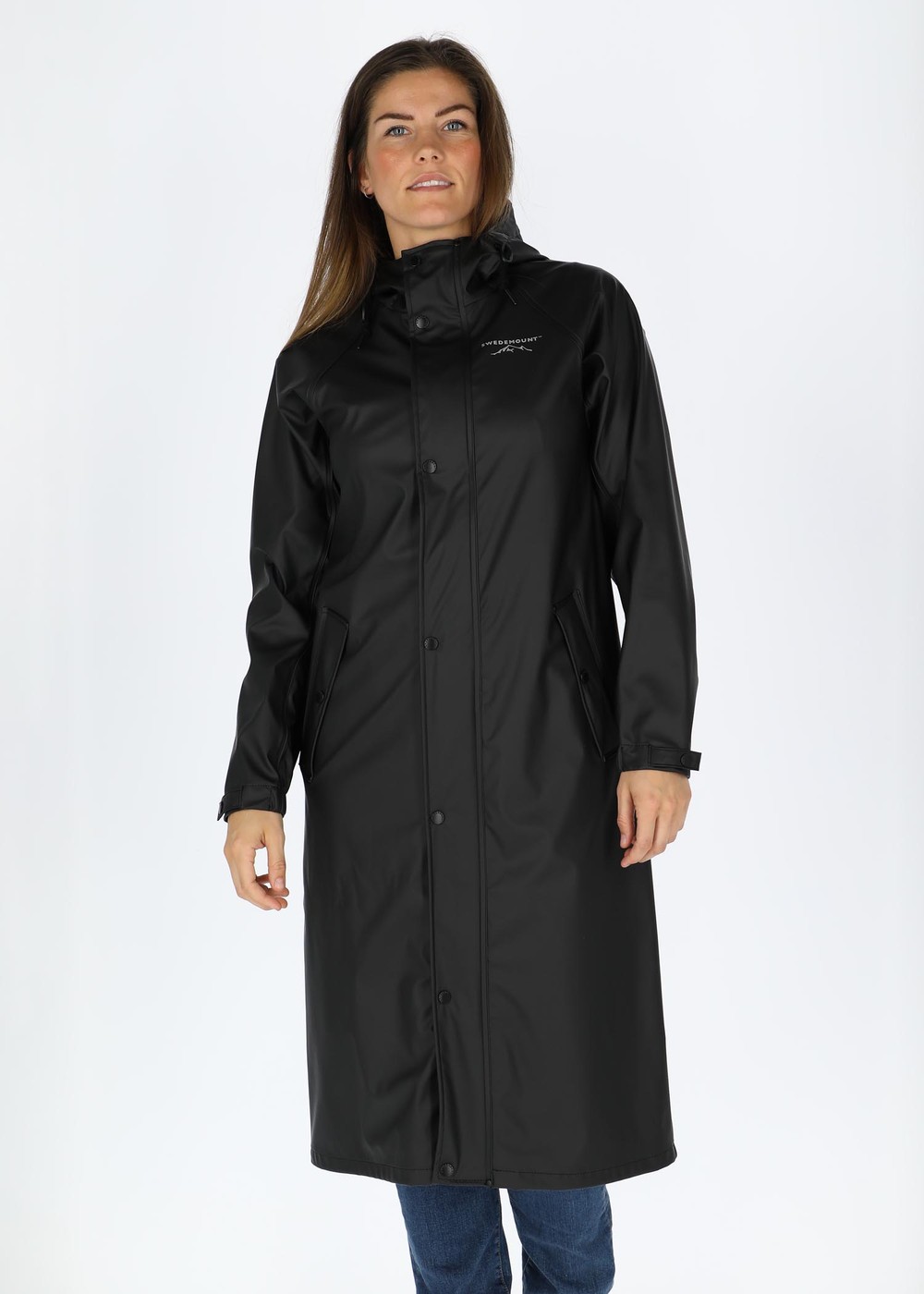 Väderöarna Long Coat W, Black/Black, 34,  Vårjackor Väderöarna Long Coat W, Black/Black, 34,  Vårjackor