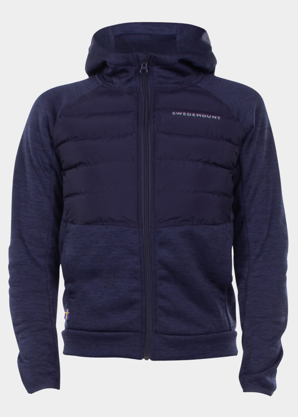 Training Hybrid Jacket Jr, Navy Melange/Lt. Grey Melange, 130,  Jackor