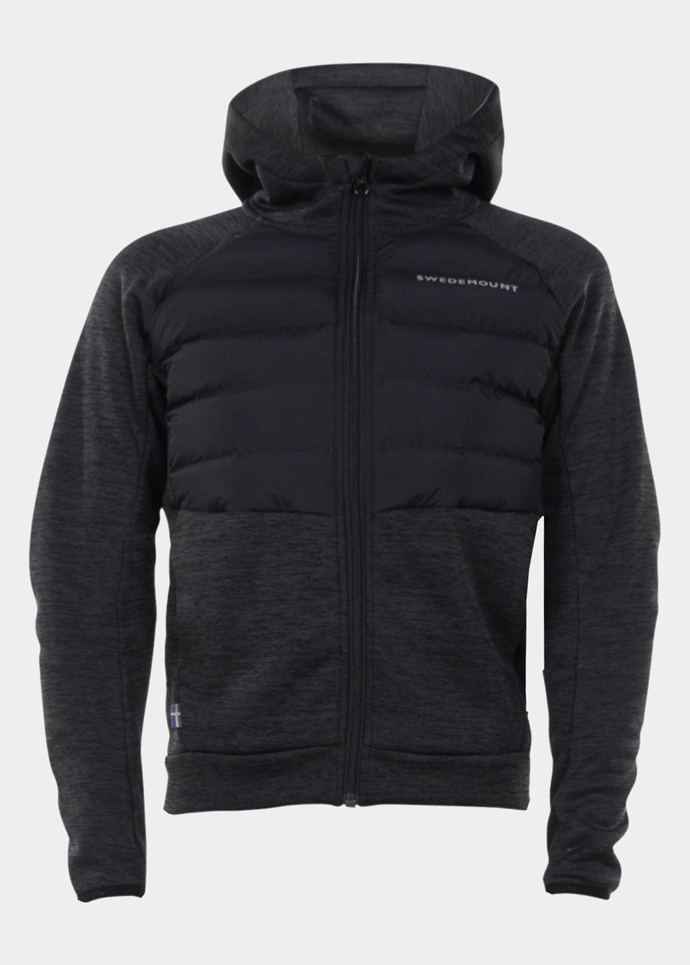 Training Hybrid Jacket Jr, Charcoal Melange/Lt. Grey Mela, 170,  Jackor