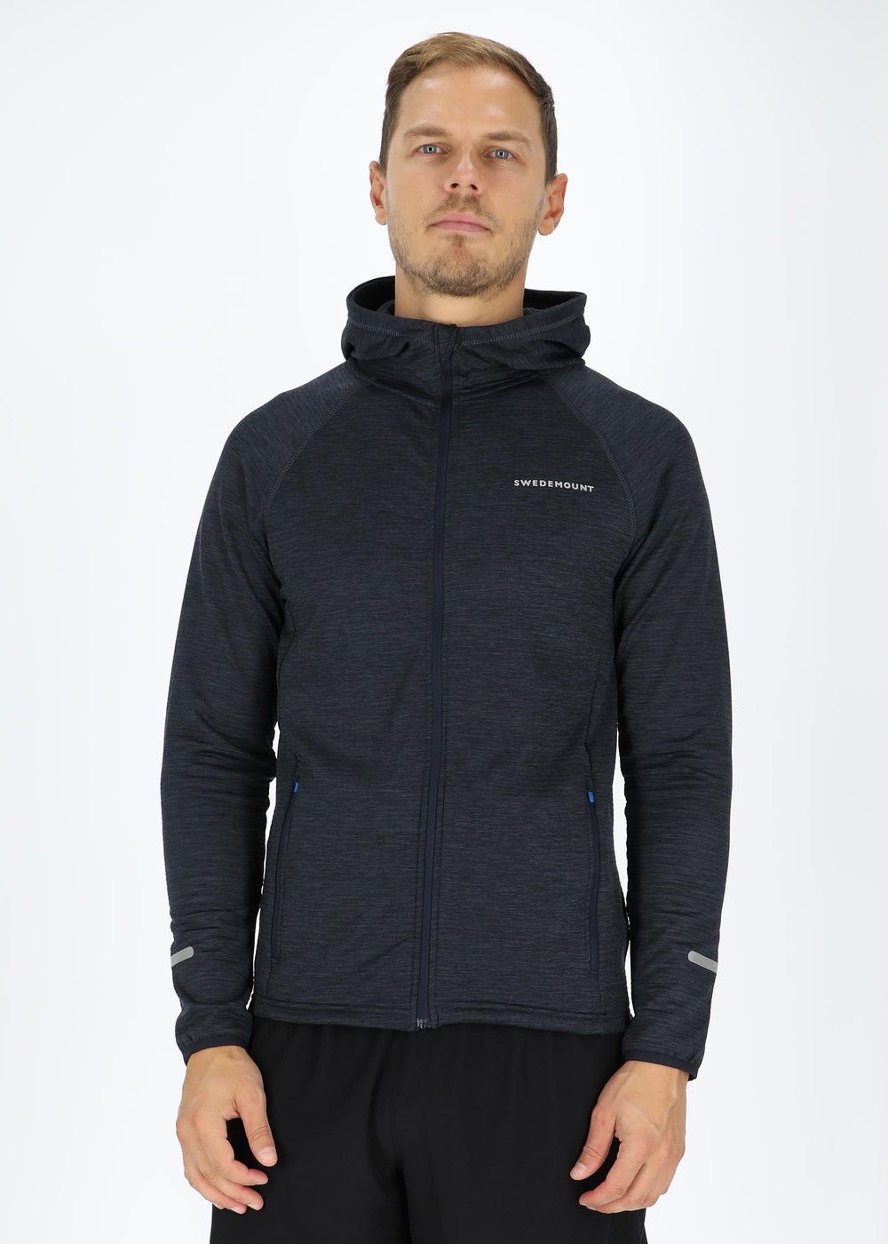 Trail Stretch Hood Jacket, Dk. Navy Melange/ Navy, Xxs,  Hoodies