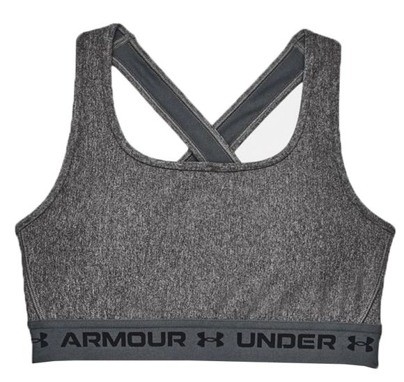 UA Crossback Mid Heather Bra