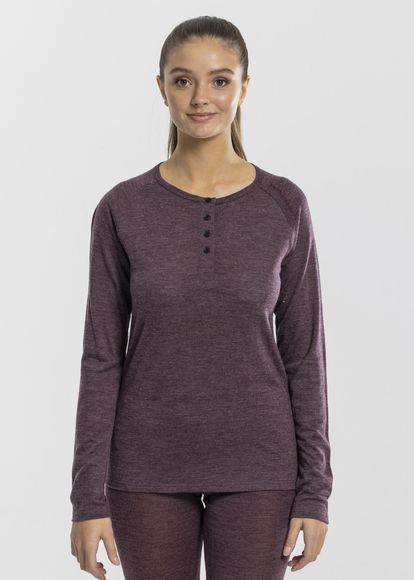 Himalaya Merino Wool Henley L/S W