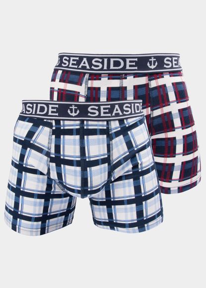 Boxer Shorts Checked 2-pack