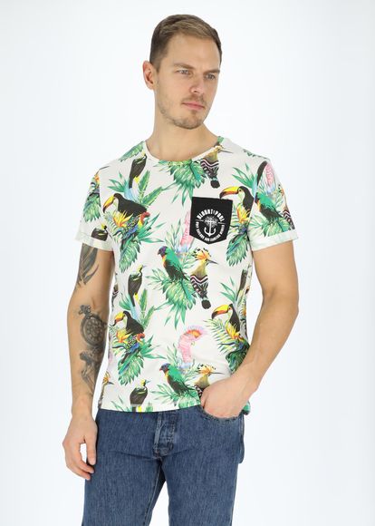 Tropical Pocket Tee