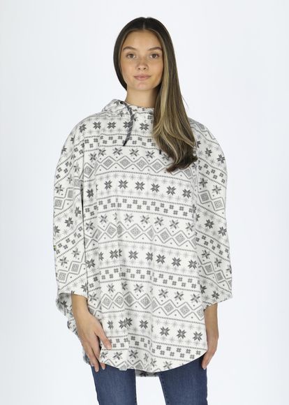 Idre Fleece Poncho W