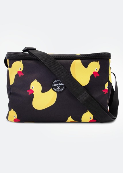 Tropical Cool Bag, Black Yellow Duck, Onesize