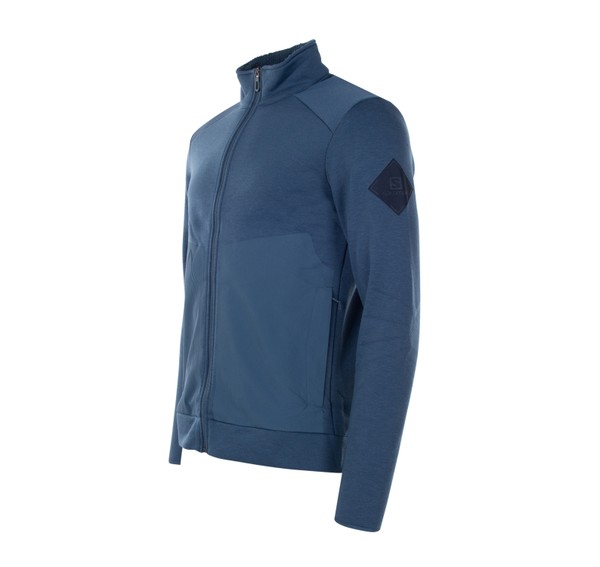 teal fleece jacket