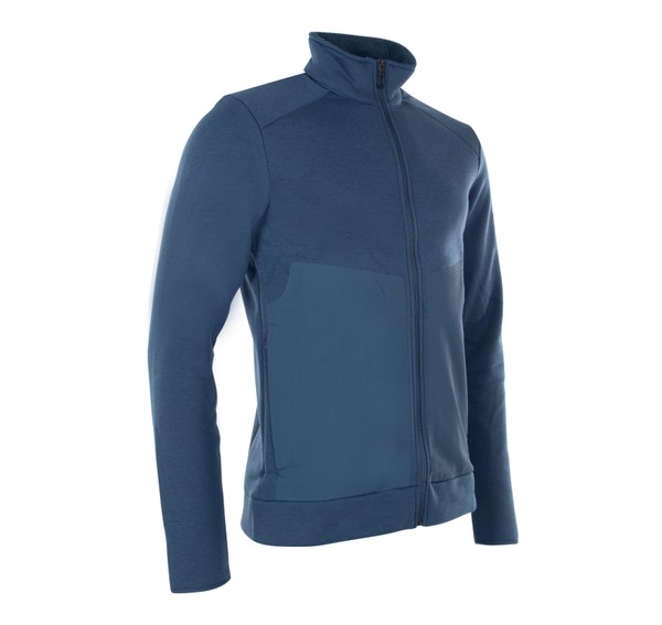 teal fleece jacket