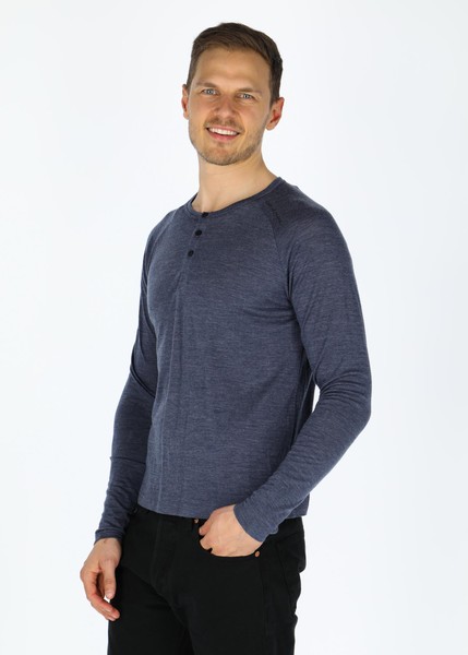 Himalaya Merino Wool Henley L/S Himalaya Merino Wool Henley L/S