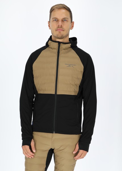Nordic Hybrid Hooded Jacket, Black/Cappuccino, M,  Längdskidkläder