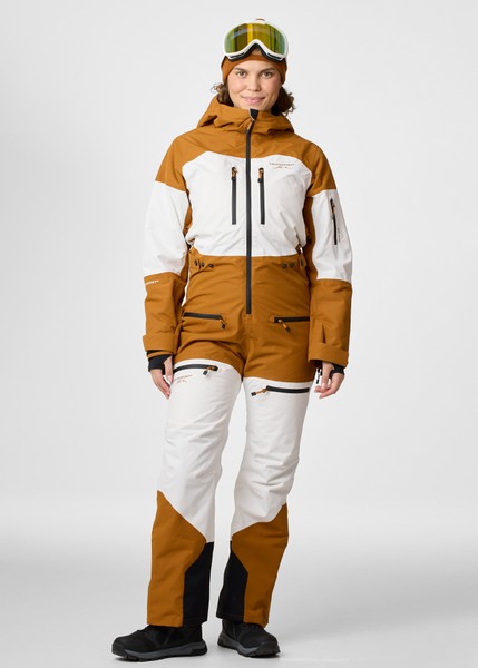 Freeride Skisuit W, Offwhite/Almond Beige, 44,  Skidoverall