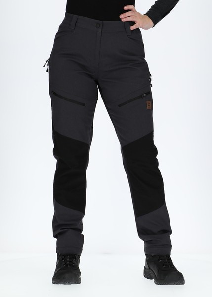 X-Trail Outdoor Pants W, Charcoal/Black, 44,  Vandringsbyxor