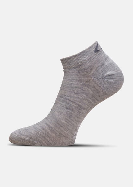 Everyday Ankle Sock 2pk, Grey Melange, 43-45, Bomullsstrømper