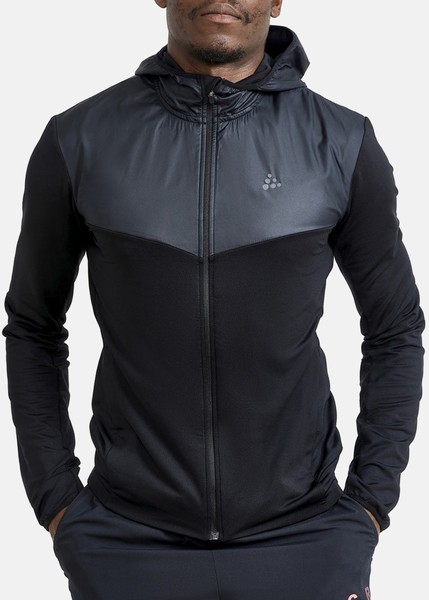 Adv Charge Jersey Hood Jacket, Black, L,  Vårjackor