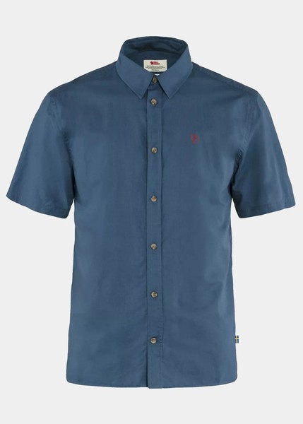 Övik Lite Shirt Ss M, Uncle Blue, L,  Vandringsskjortor
