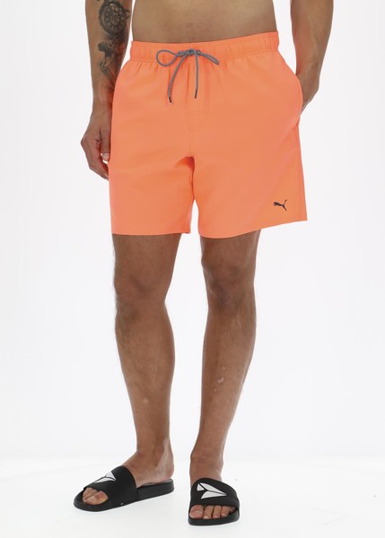 Puma Swim Men Medium Length Sw, Bright Orange, M,  Badkläder