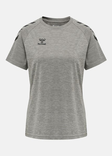 Hmlcore Xk Core Poly Tee  S/S, Grey Melange, 2xl,  Löpar-T-Shirts