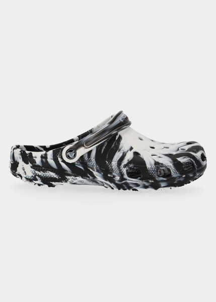 Classic Marbled Clog, White/Black, 38-39,  Tofflor