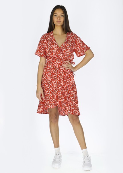 Sankt Claud Short Dress W, Red Flower, 44,  Populärt Just Nu