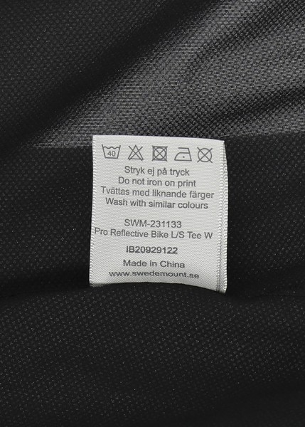 Pro Reflective Bike L/S Tee W Pro Reflective Bike L/S Tee W