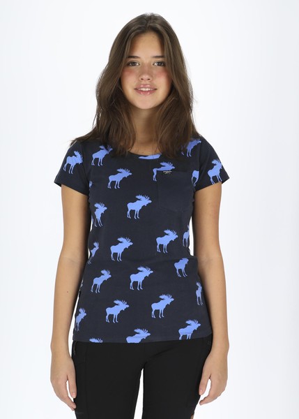 Elk Tee W, Navy/Blue, 44,  T-Shirts