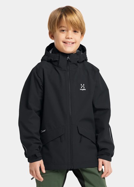 Mila Jacket Junior, True Black, 140, Jackor - Haglöfs - Racercyklist