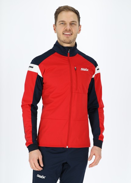 Dynamic Jacket M, Swix Red, S, Längdskidkläder - Cykla med motor