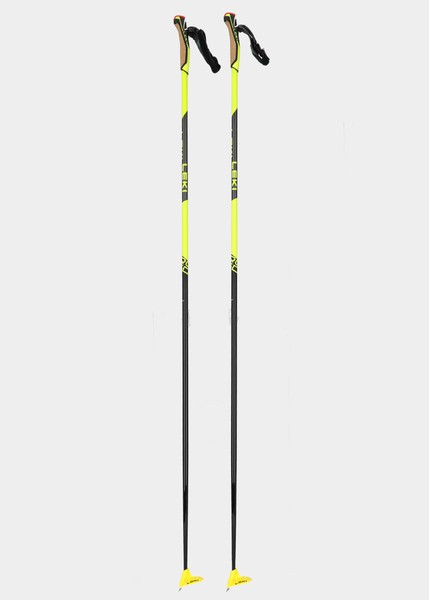 Prc 650, Black/Yellow, 160 Cm, Langrennsstaver