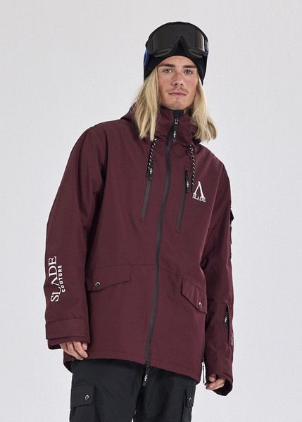 Aspen Shell Jacket, Burgundy, 3xl, Skijakker
