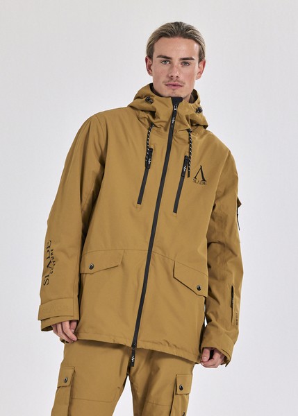 Aspen Shell Jacket, Khaki, S, Skijakker